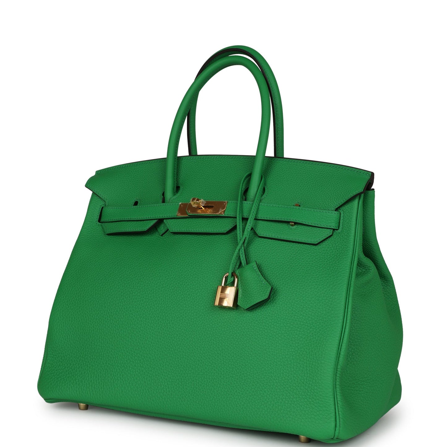 Luxury Hermes Birkin 35 Bambou Togo Gold Hardware