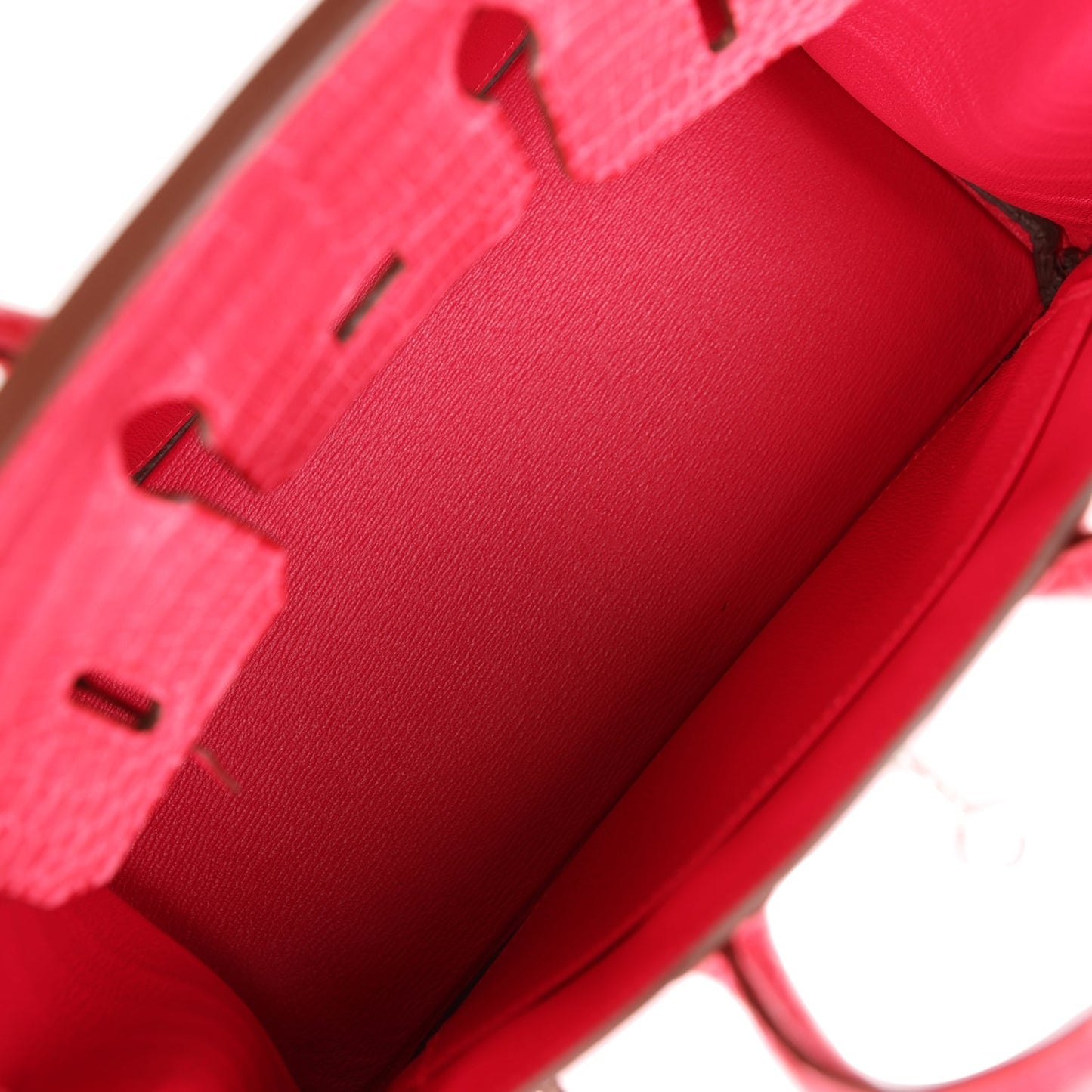 Luxury Hermes Birkin 25 Rose Extreme Matte Porosus Crocodile Palladium Hardware