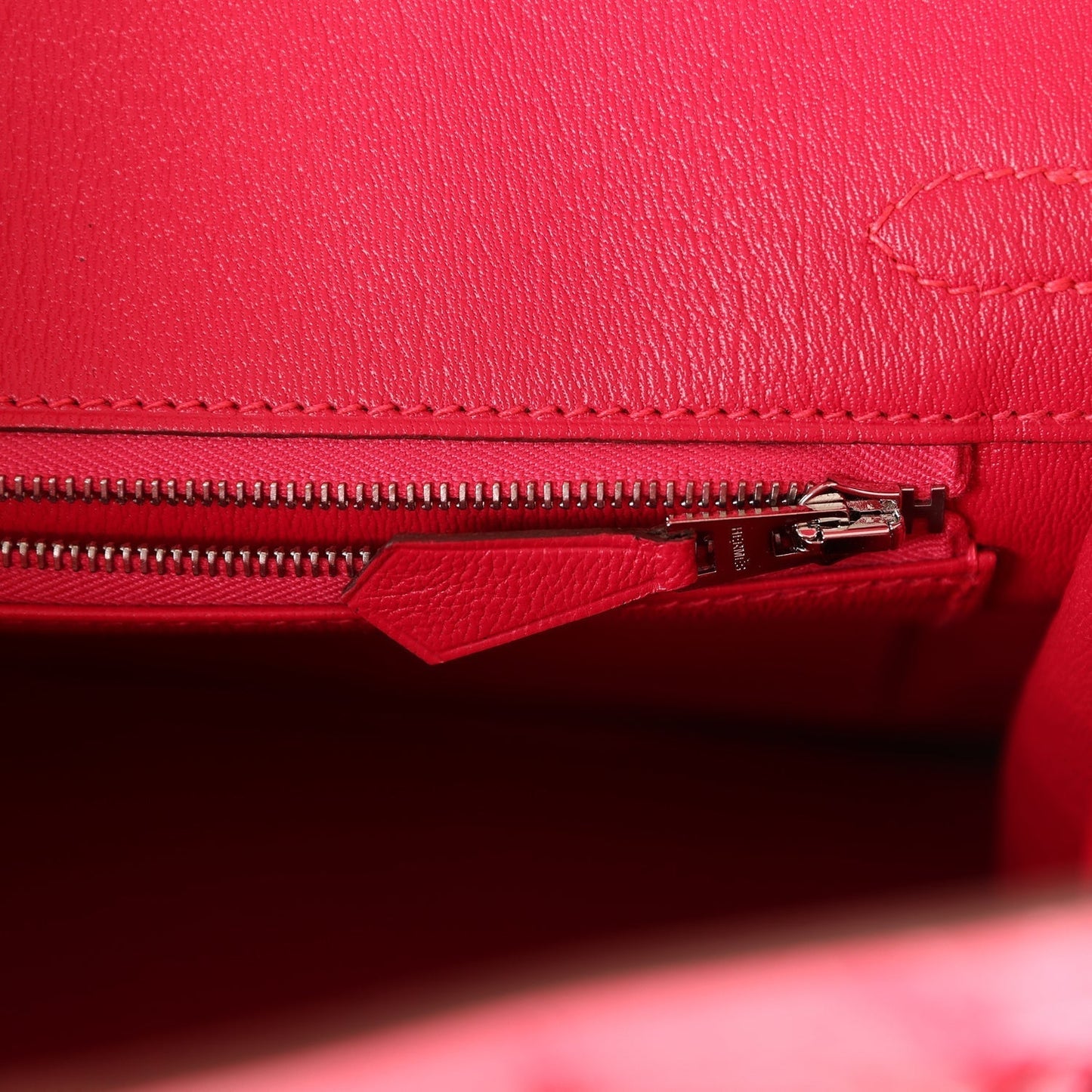 Luxury Hermes Birkin 25 Rose Extreme Matte Porosus Crocodile Palladium Hardware