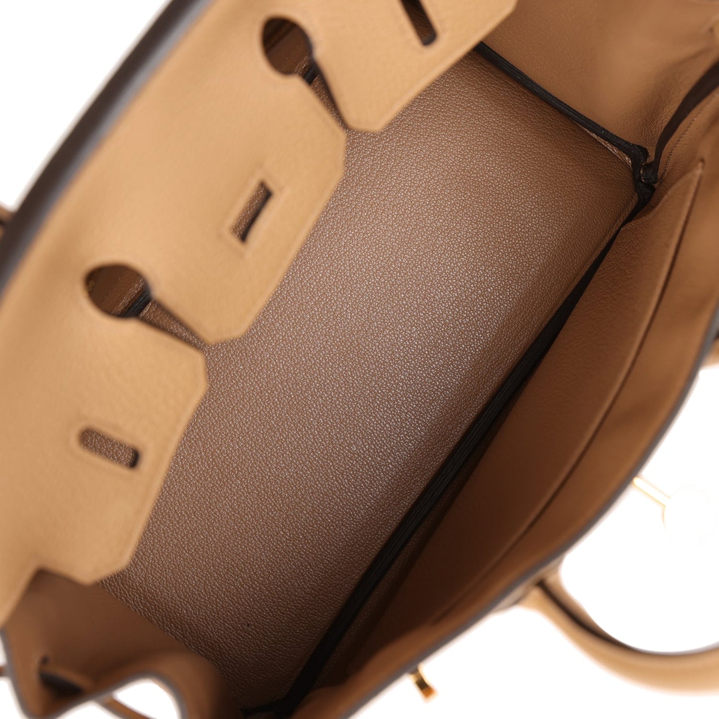 Luxury Hermes Birkin 25 Chai Togo Gold Hardware