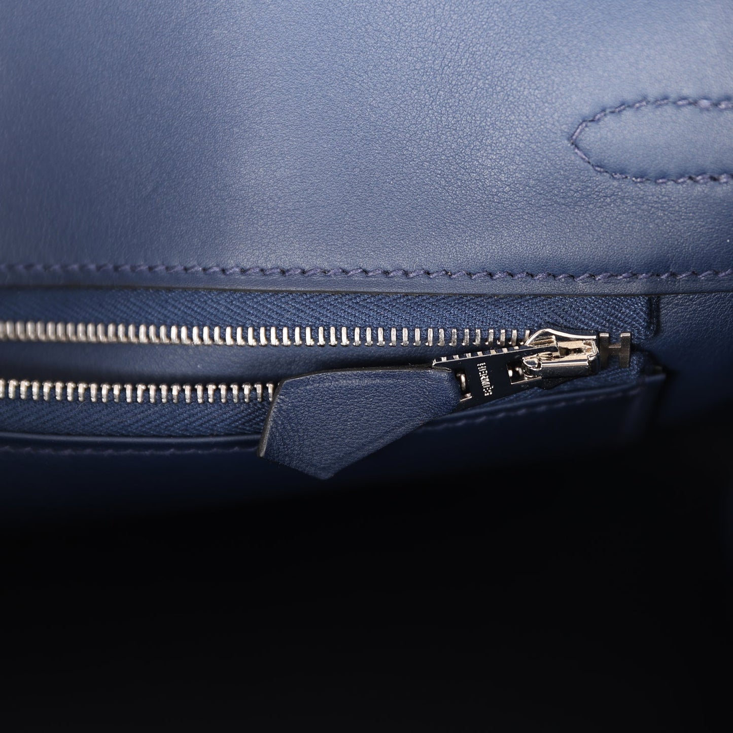 Luxury Hermes Birkin 25 Bleu Navy Swift Palladium Hardware