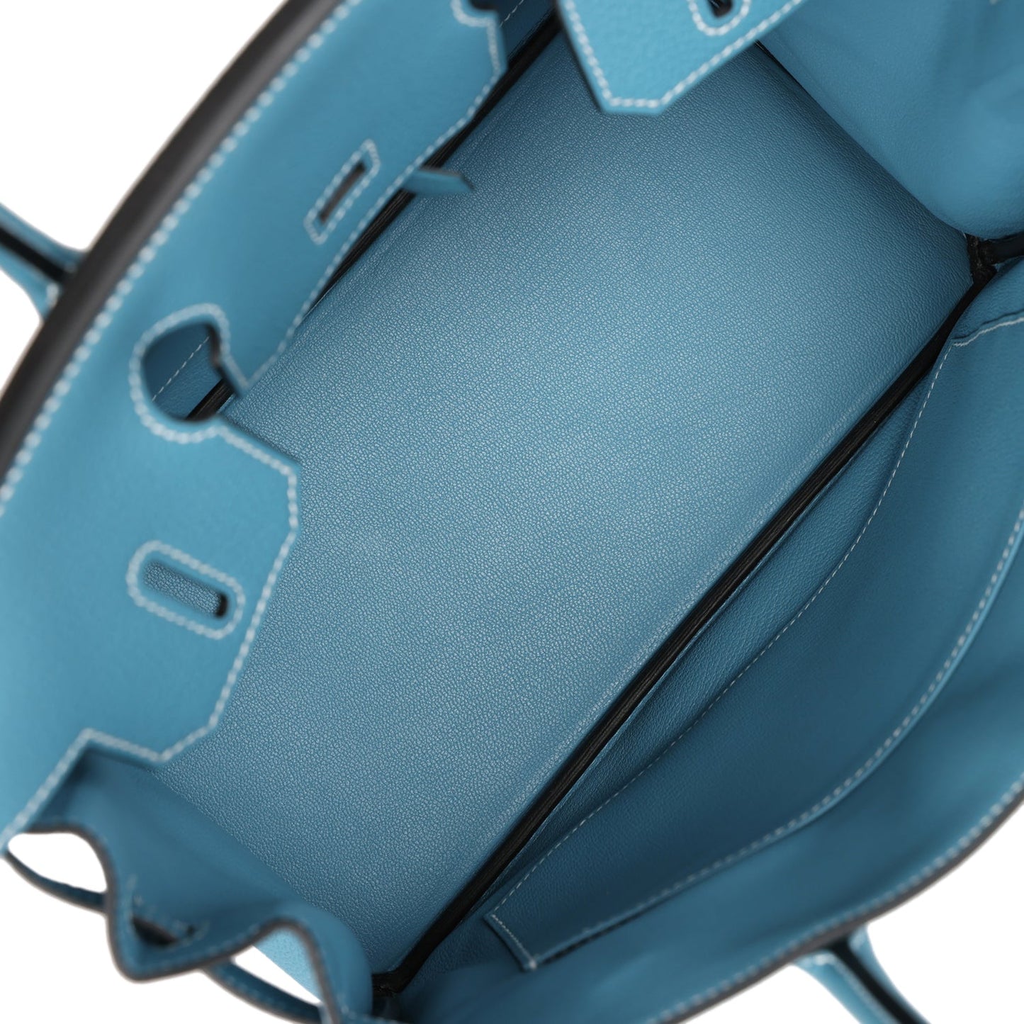 Luxury Hermes Birkin 30 Blue Jean Togo Gold Hardware
