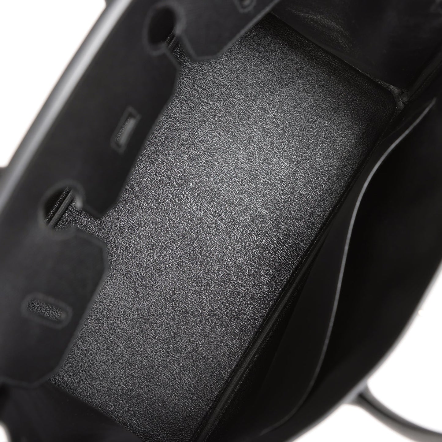 Luxury Hermes Birkin 35 Black Epsom Palladium Hardware
