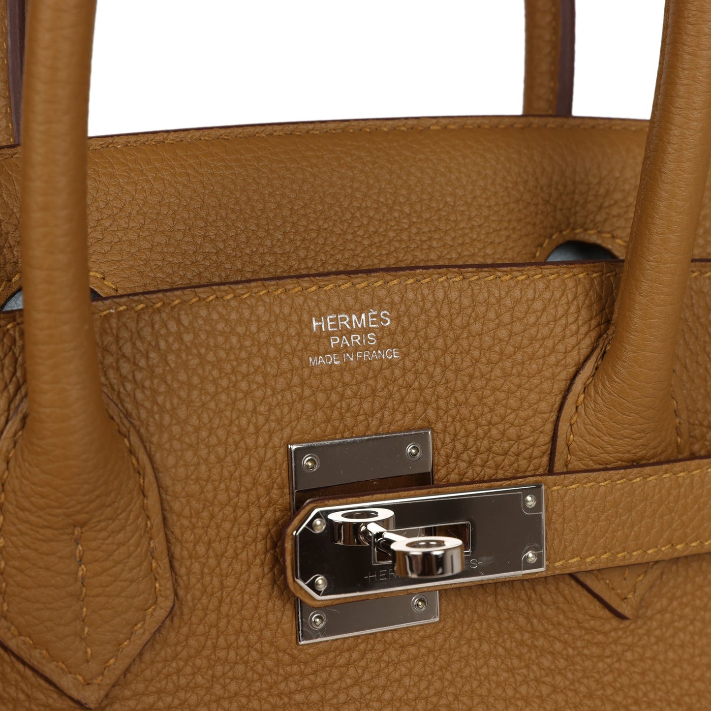 Top Quality Luxury Hermes Birkin 30 Bronze D'Or Verso Togo Palladium Hardware