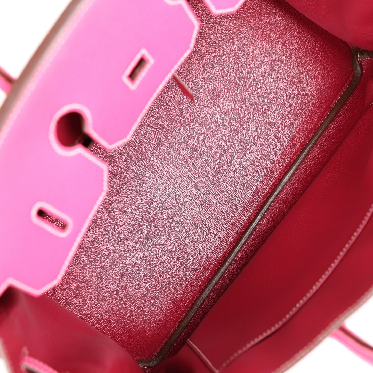 Top Quality Luxury Hermes Birkin 35 Rose Tyrien Candy Epsom Palladium Hardware
