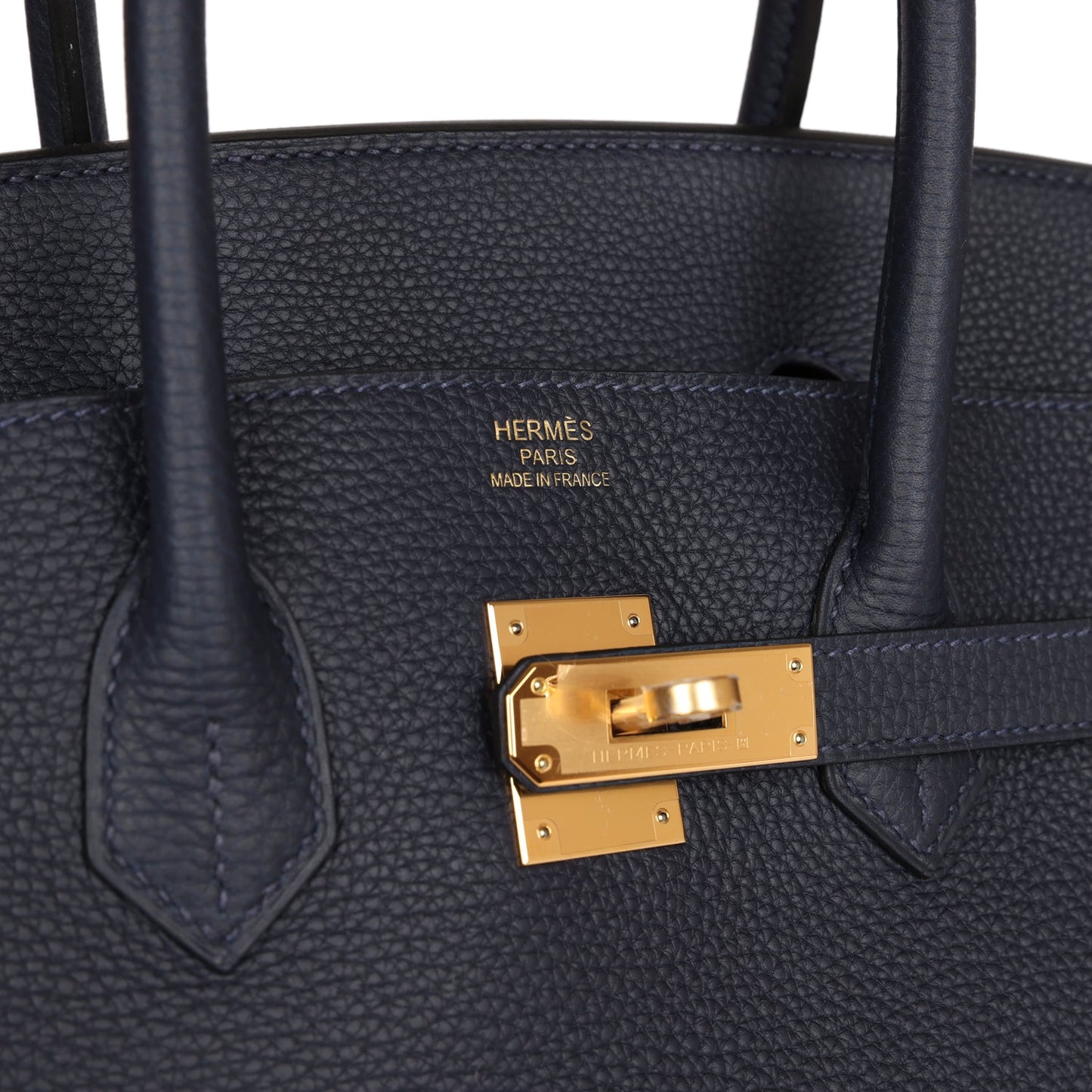 Luxury Hermes Birkin 35 Bleu Nuit Togo Gold Hardware
