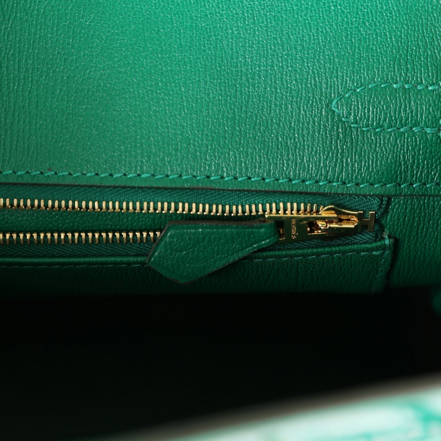 Luxury Hermes Birkin 25 Emerald Shiny Niloticus Crocodile Gold Hardware