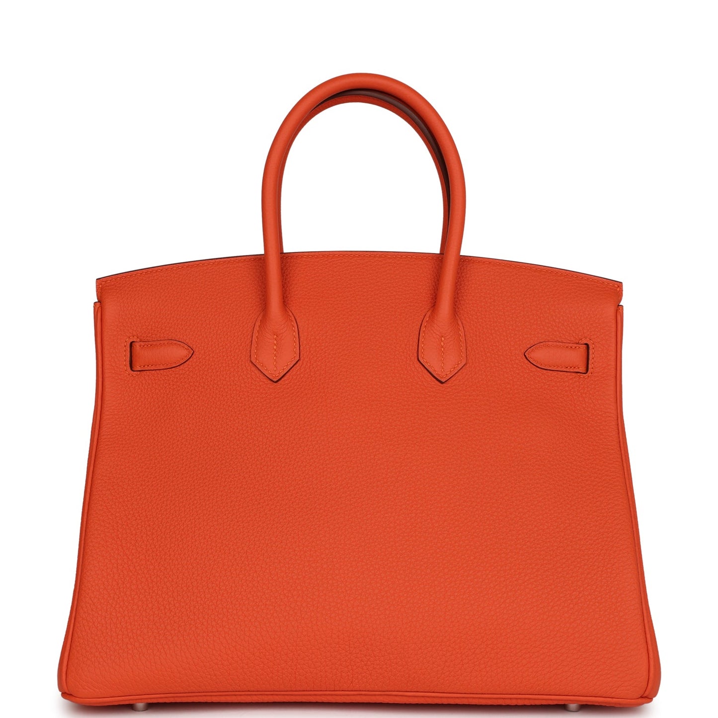 Luxury Hermes Birkin 35 Feu Togo Palladium Hardware