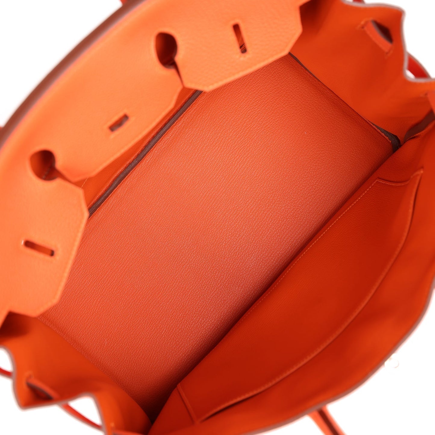 Luxury Hermes Birkin 35 Feu Togo Palladium Hardware