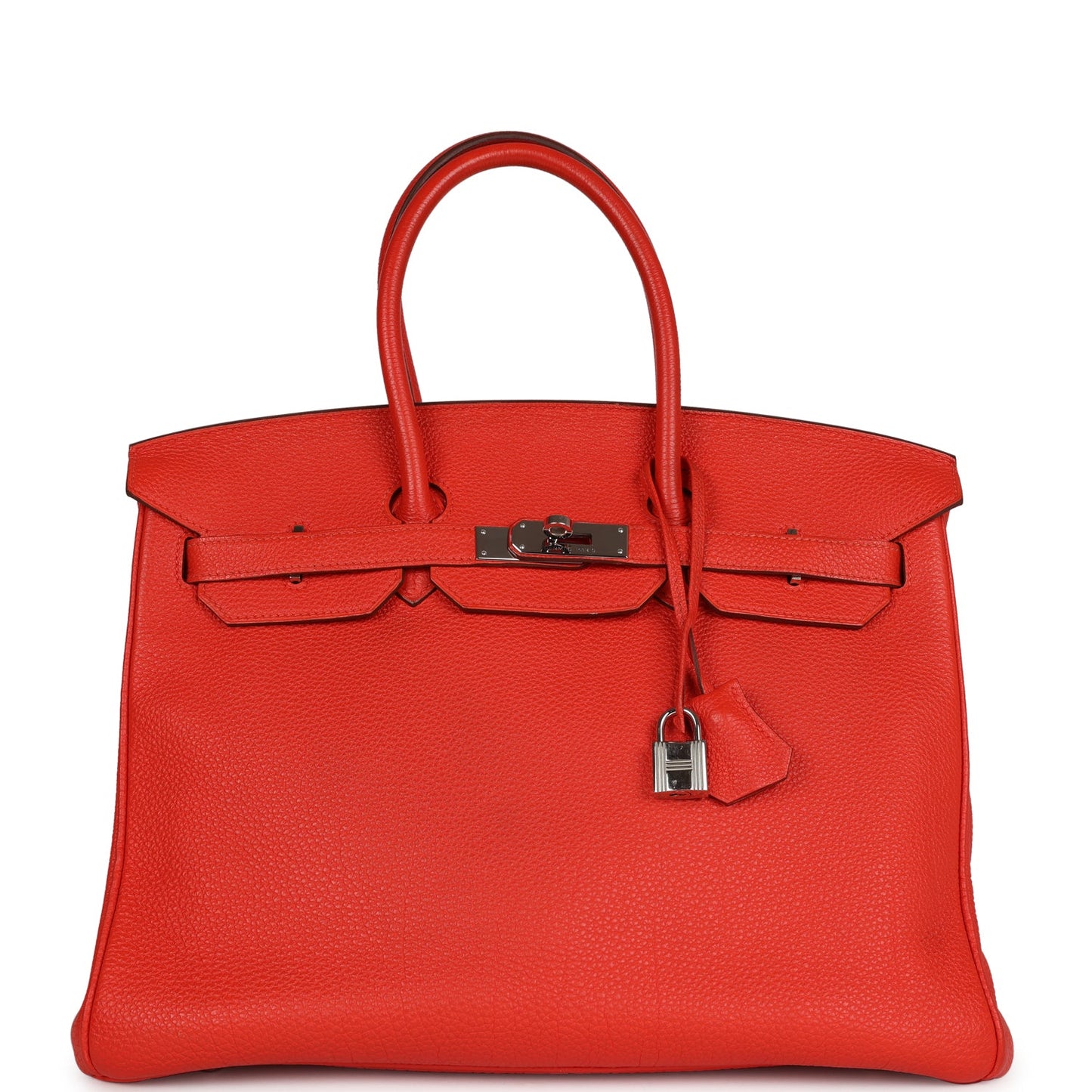 Top Quality Luxury Hermes Birkin 35 Rouge Tomate Togo Palladium Hardware
