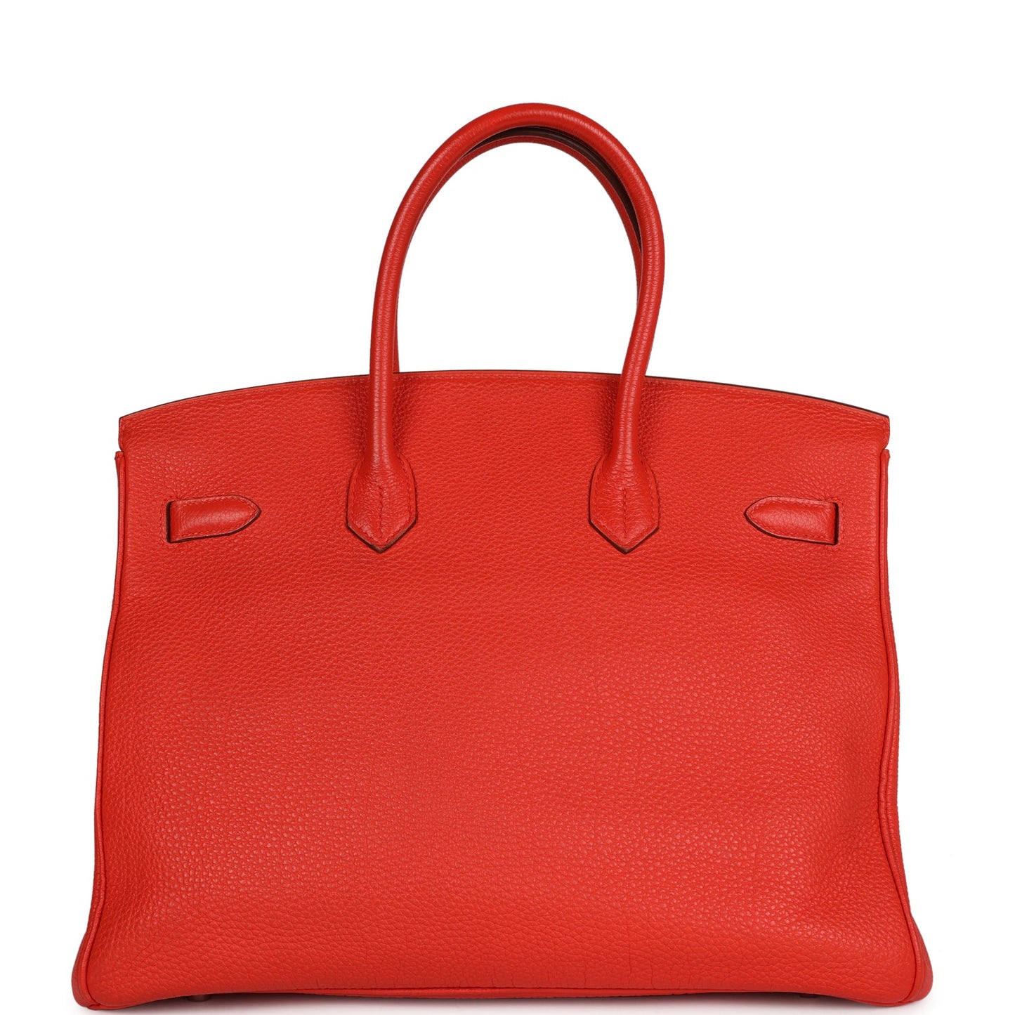 Top Quality Luxury Hermes Birkin 35 Rouge Tomate Togo Palladium Hardware