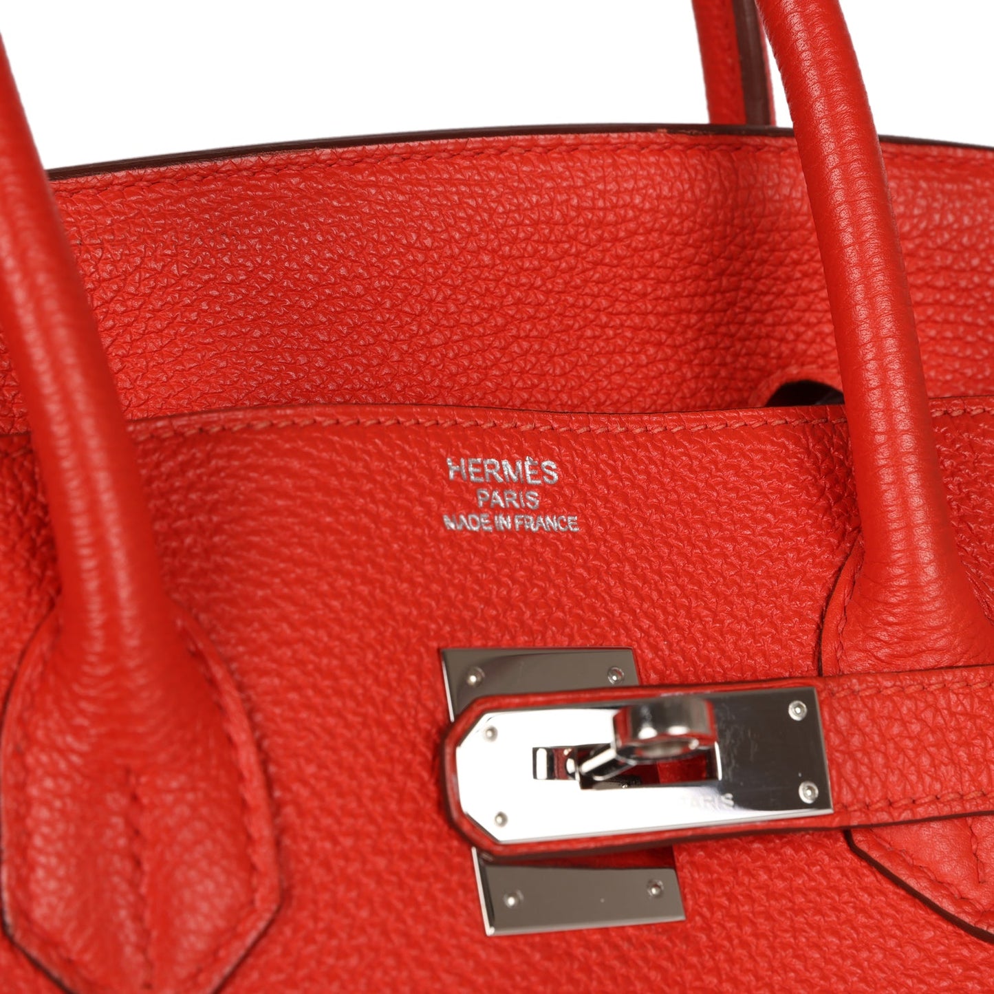 Top Quality Luxury Hermes Birkin 35 Rouge Tomate Togo Palladium Hardware