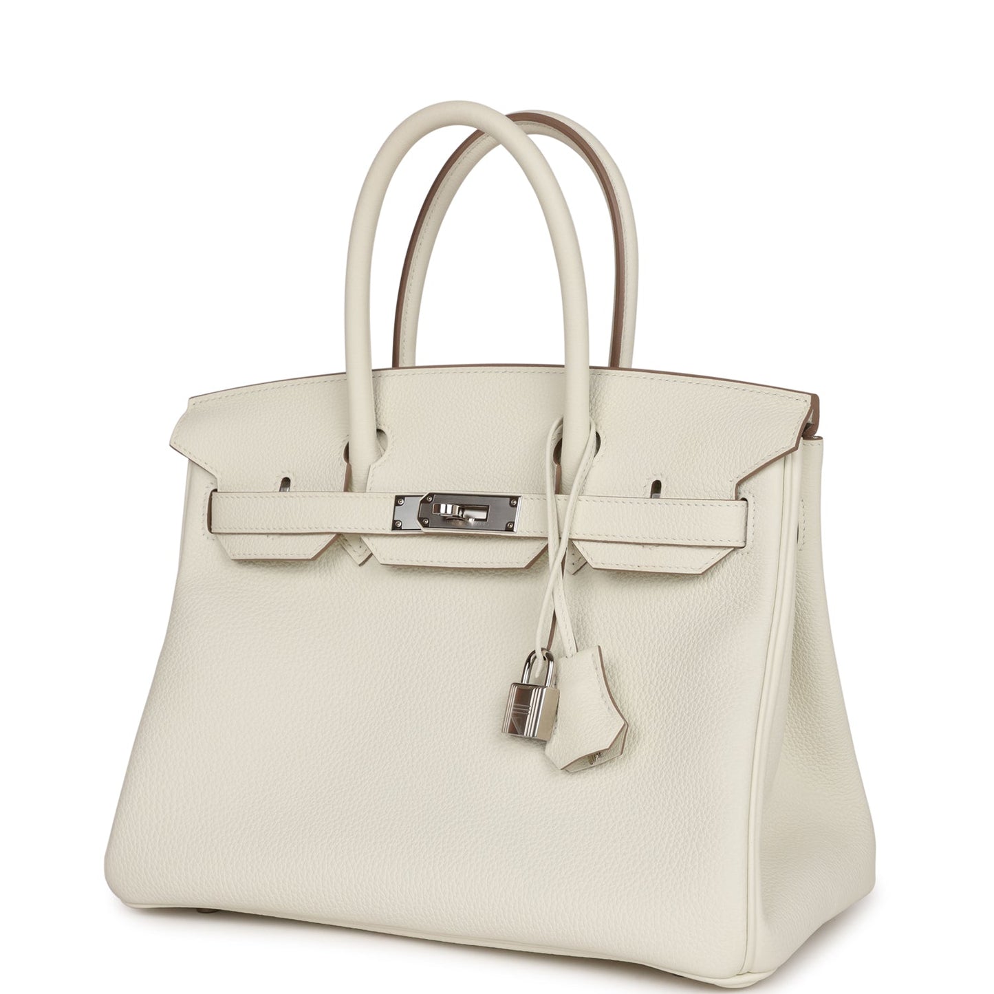 Luxury Hermes Birkin 30 Mushroom Togo Palladium Hardware