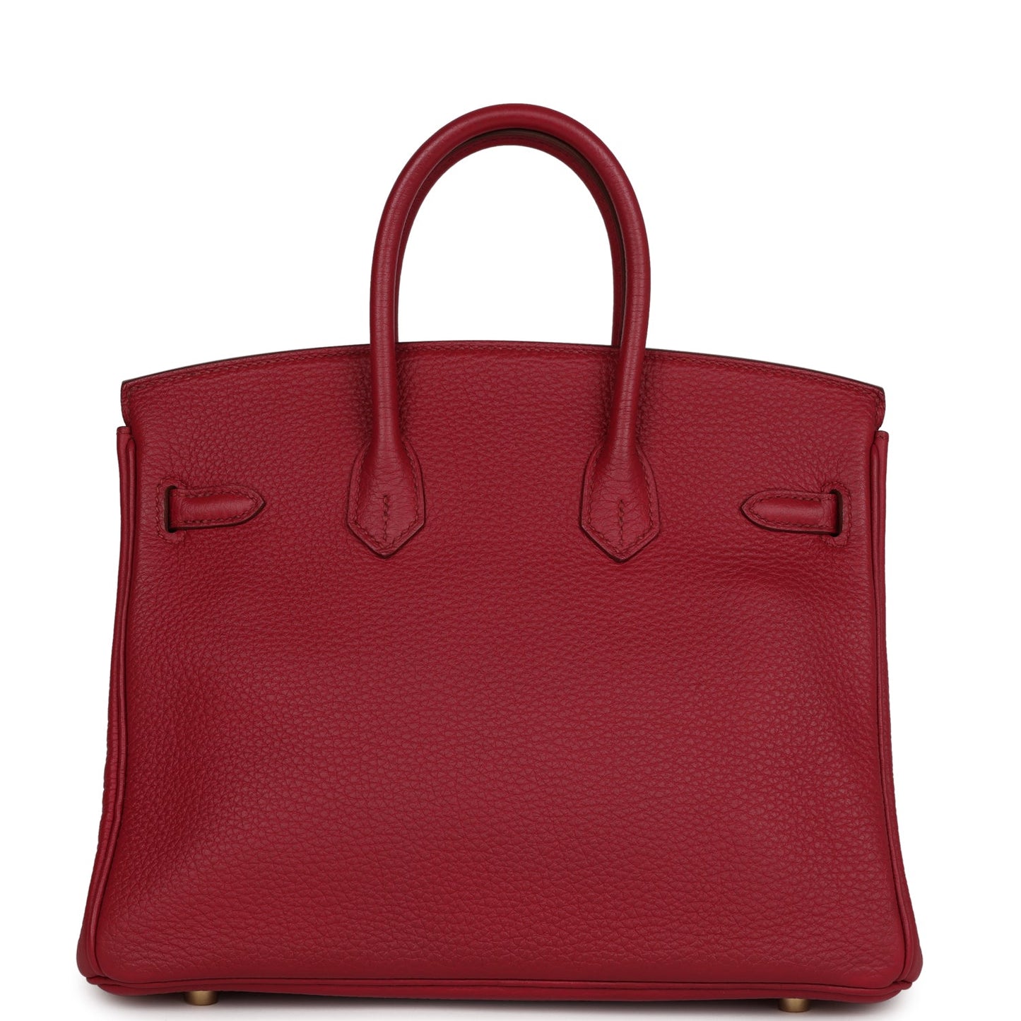 Top Quality Luxury Hermes Birkin 25 Rubis Togo Gold Hardware