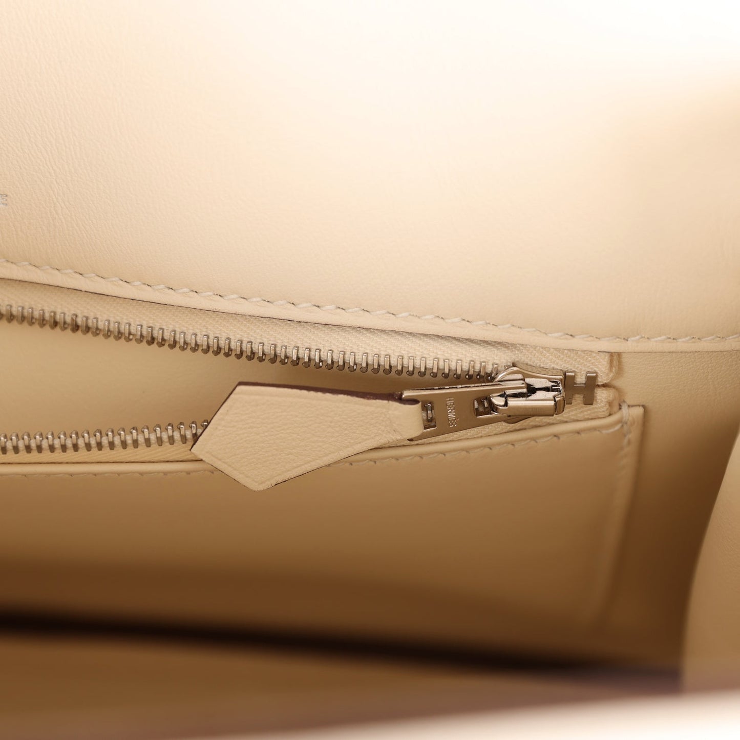 Luxury Hermes Birkin Shadow 25 Nata Swift Palladium Hardware