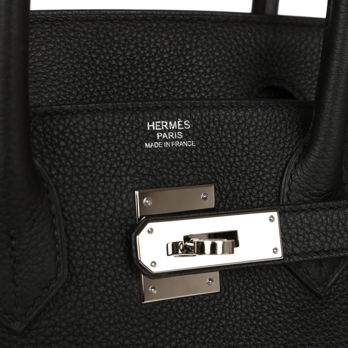 Top Quality Luxury Hermes Birkin 30 Black Togo Palladium Hardware