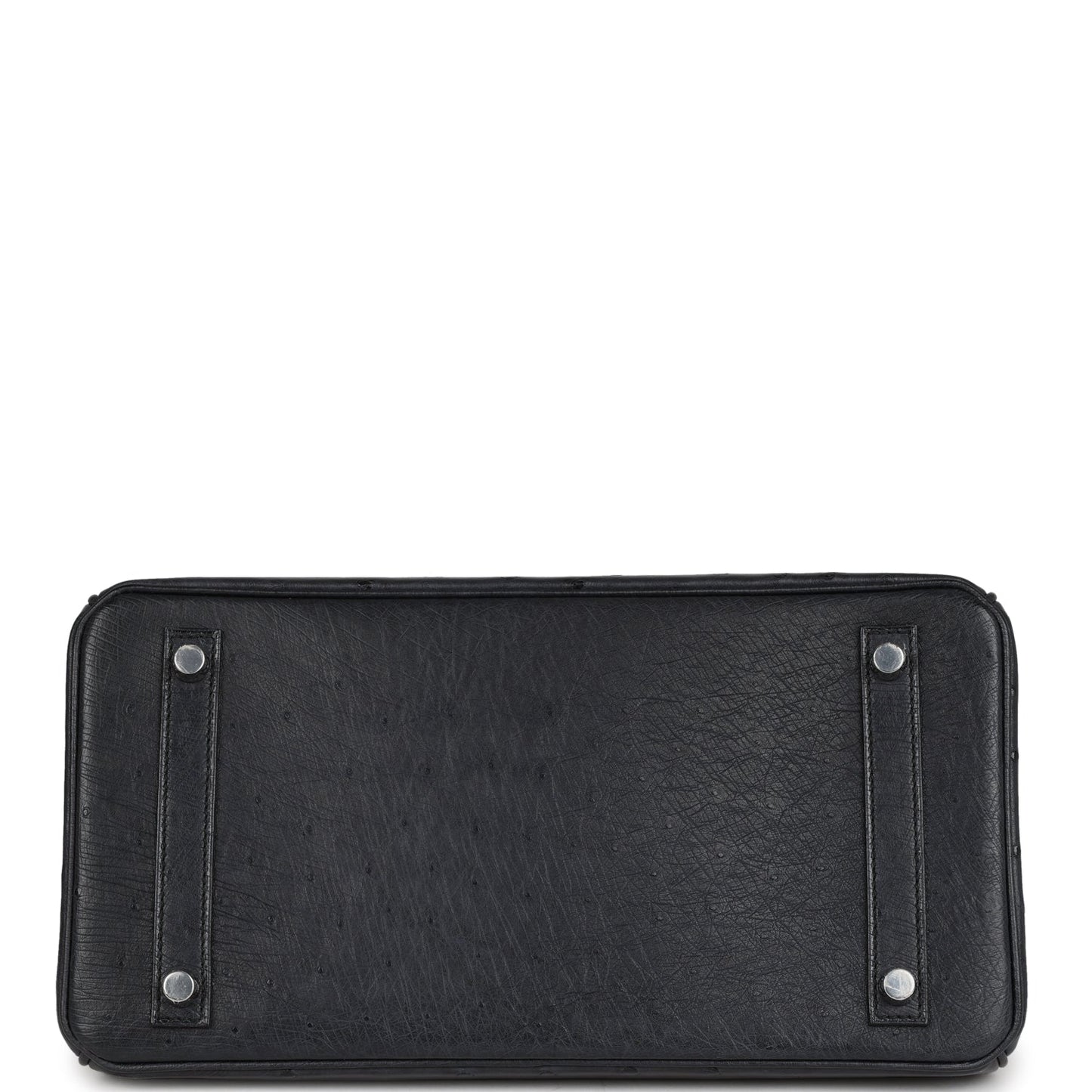 Top Quality Luxury Hermes Special Order (HSS) Birkin 30 Black Verso Ostrich Brushed Palladium Hardware