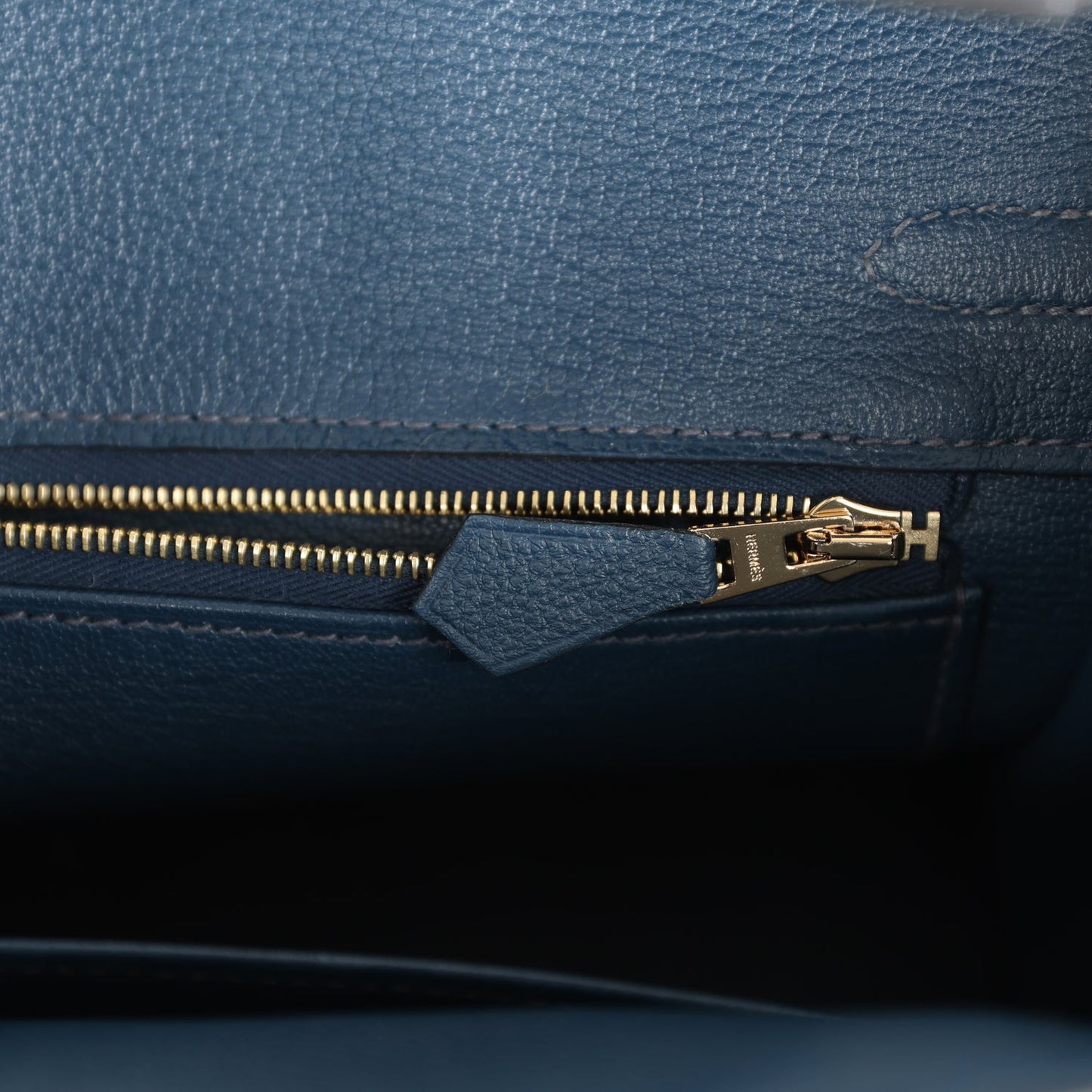 Luxury Hermes Birkin 25 Bleu De Prusse Togo Gold Hardware