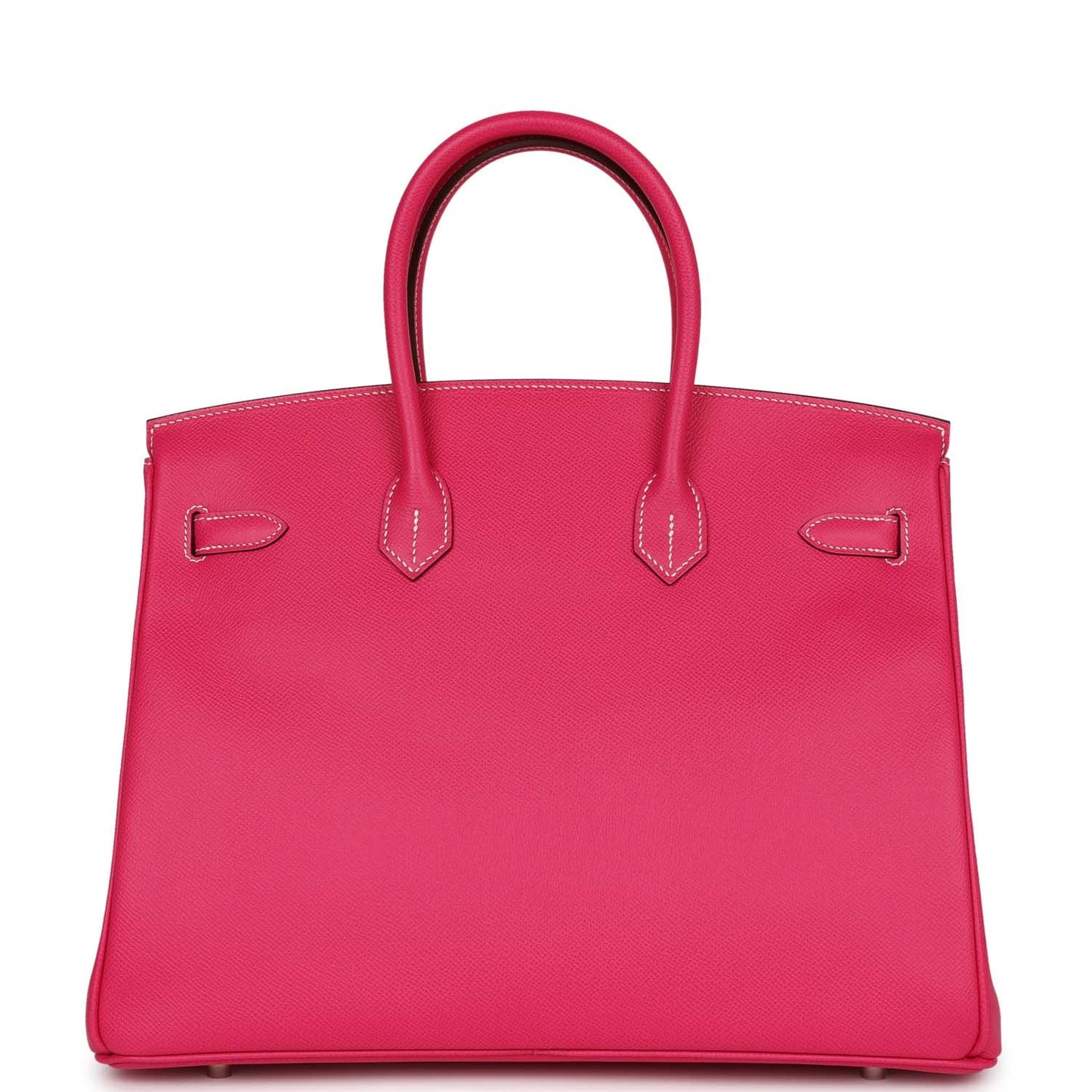 Luxury Hermes Birkin 35 Rose Tyrien Epsom Palladium Hardware