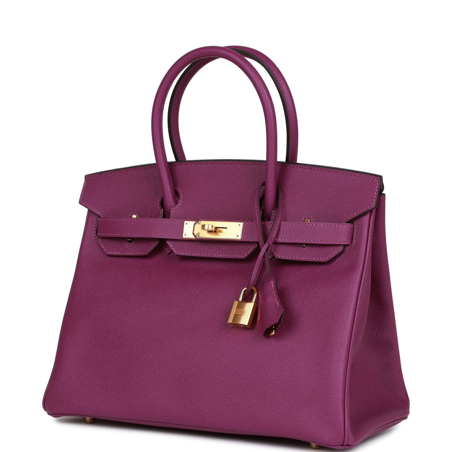 Luxury Hermes Birkin 30 Anemone Epsom Gold Hardware