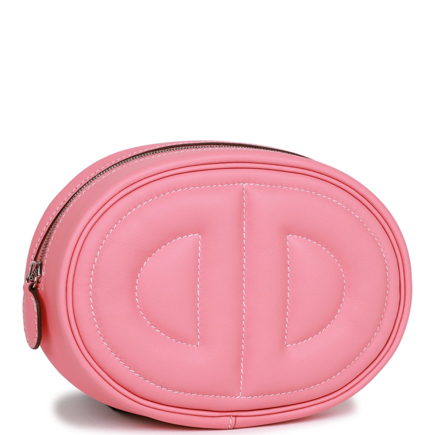 Luxury Hermes In-The-Loop Belt Bag Rose D'Ete Verso Swift Palladium Hardware
