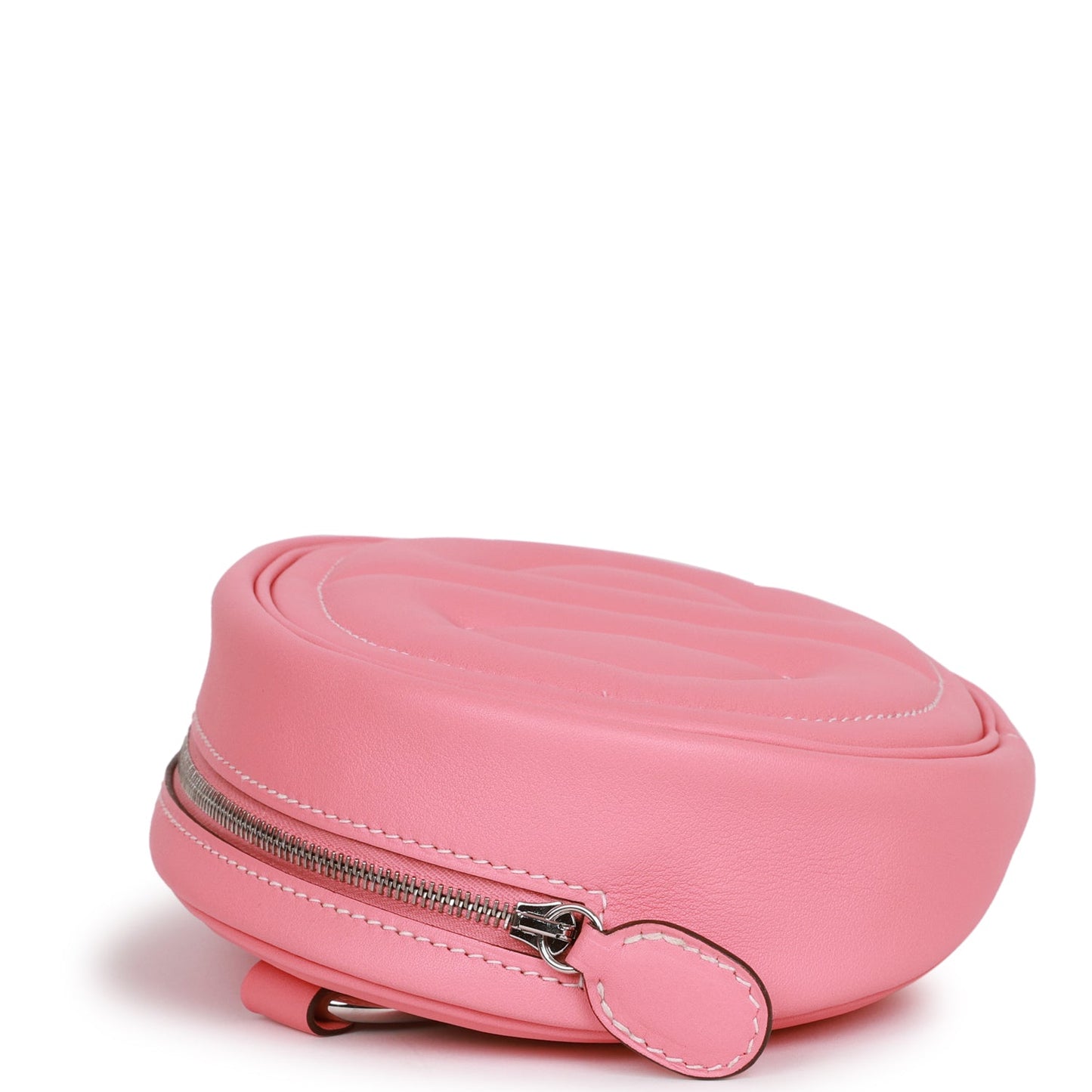 Luxury Hermes In-The-Loop Belt Bag Rose D'Ete Verso Swift Palladium Hardware