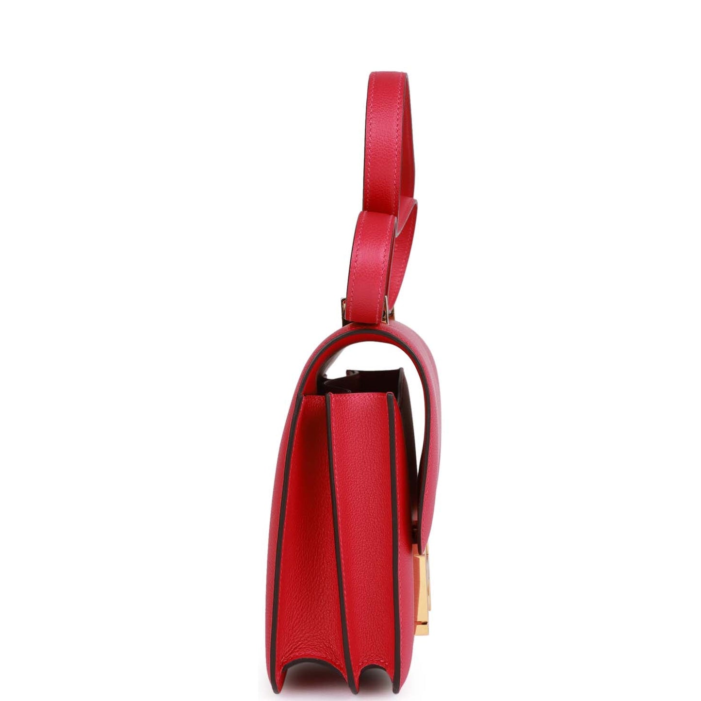 Luxury Hermes Constance 24 Framboise Evercolor Gold Hardware