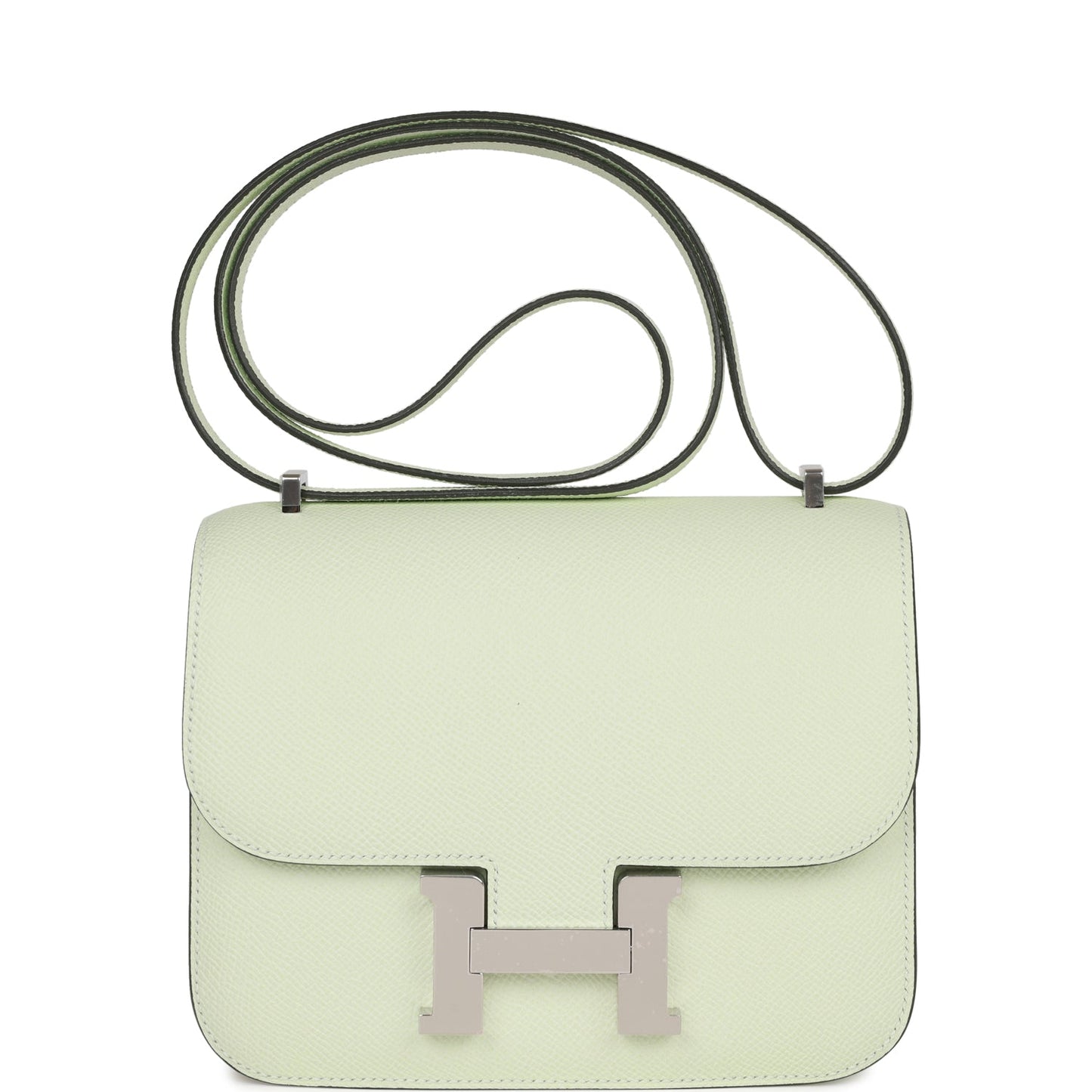 Luxury Hermes Constance 1-18 Vert Fizz Epsom Palladium Hardware