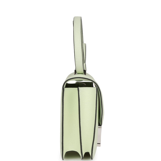 Luxury Hermes Constance 1-18 Vert Fizz Epsom Palladium Hardware