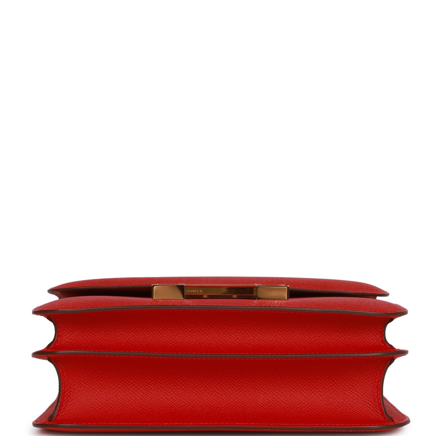 Luxury Hermes Constance 24 Rouge Casaque Epsom Gold Hardware