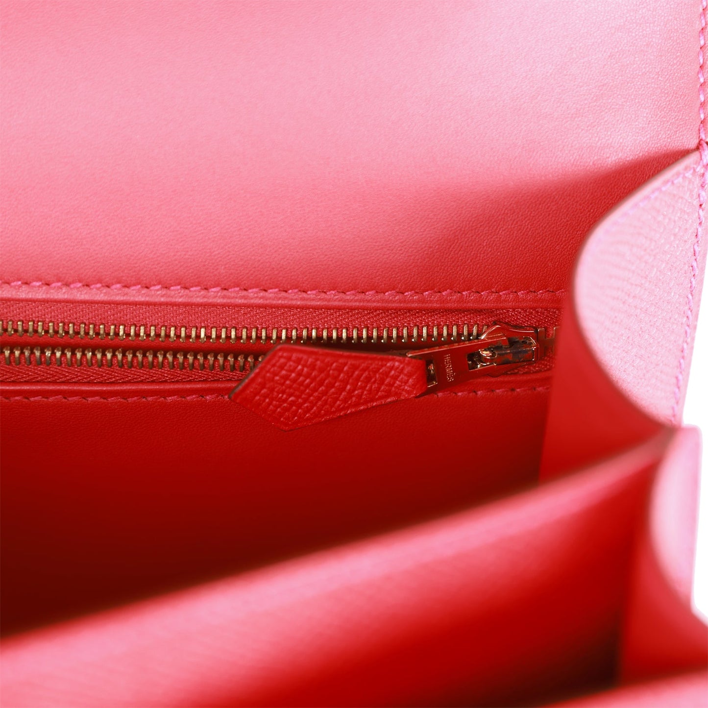 Luxury Hermes Constance 24 Rouge Casaque Epsom Gold Hardware