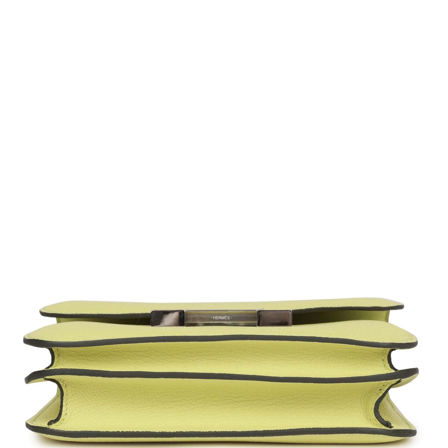 Luxury Hermes Constance 18 Jaune Bourgeon Chevre Palladium Hardware