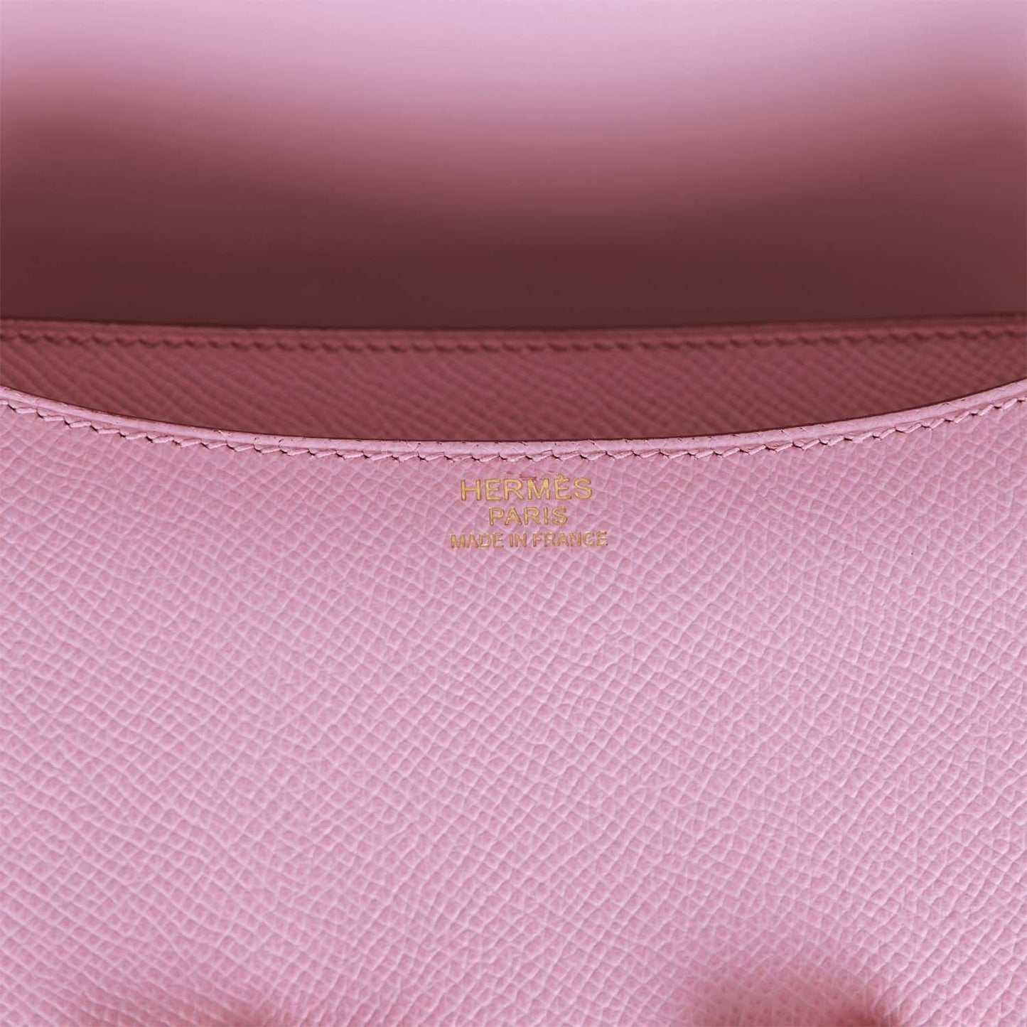 Luxury Hermes Constance 24 Mauve Sylvestre Epsom Rose Gold Hardware