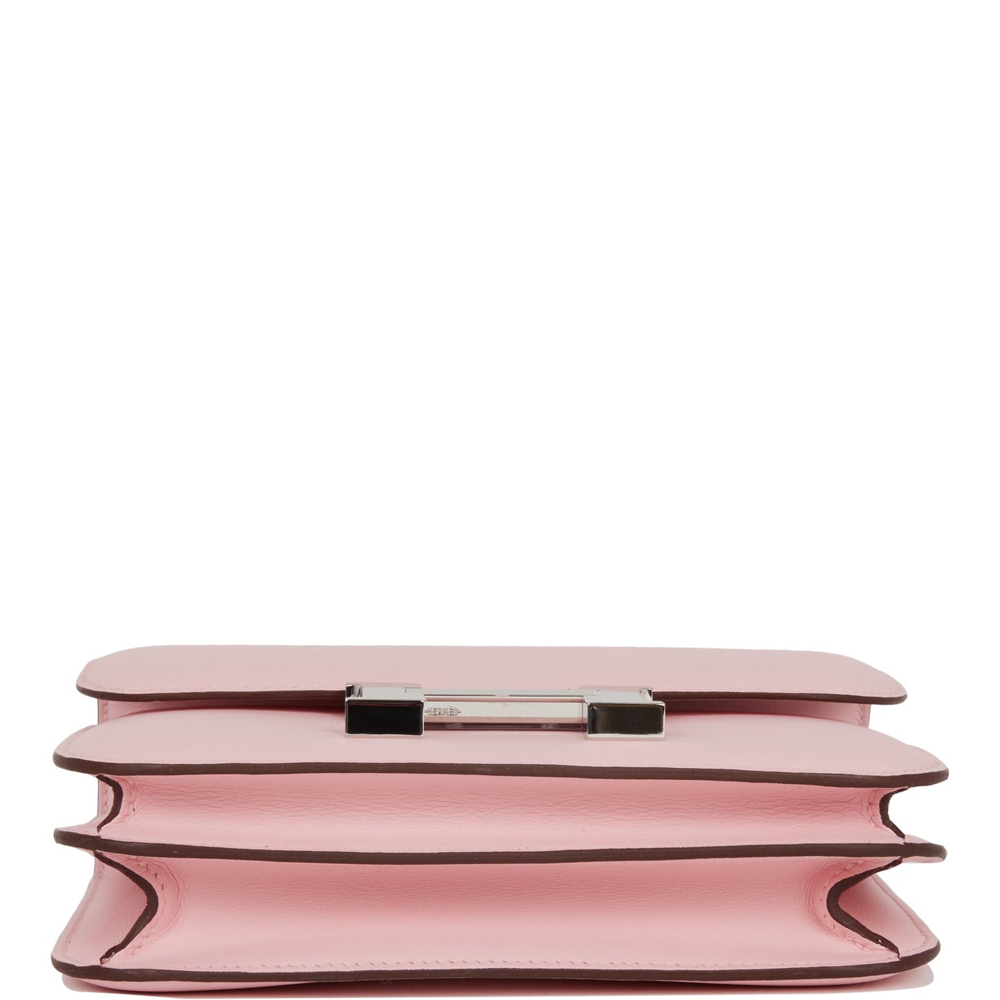 Luxury Hermes Constance 18 Rose Sakura Swift Palladium Hardware