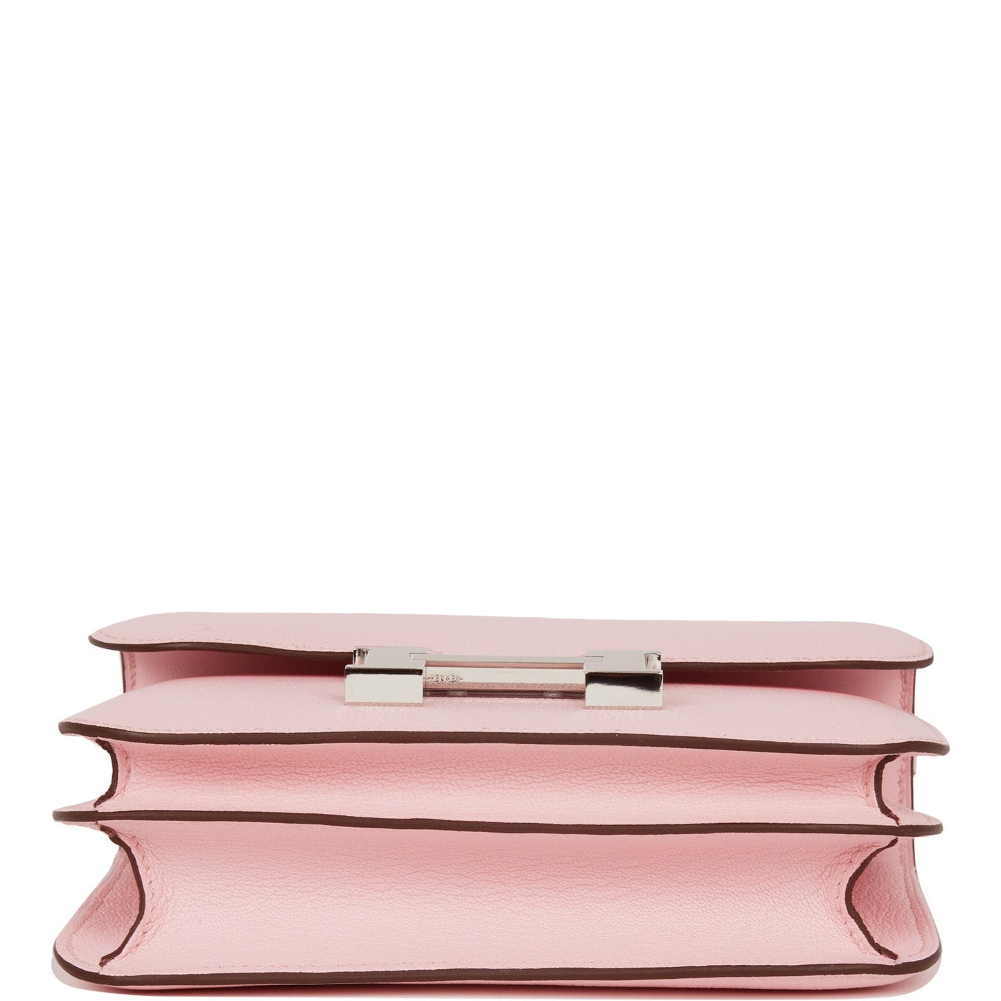 Luxury Hermes Constance 18 Rose Sakura Chevre Palladium Hardware