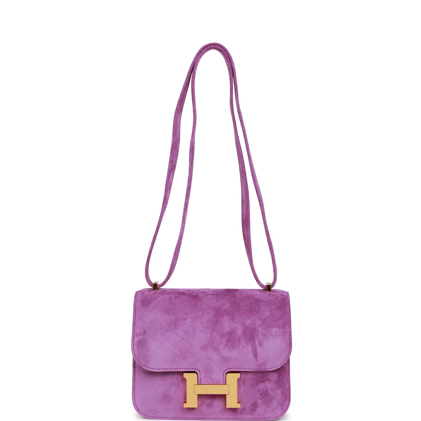 Luxury Hermes Constance 18 Violet Doblis Gold Hardware