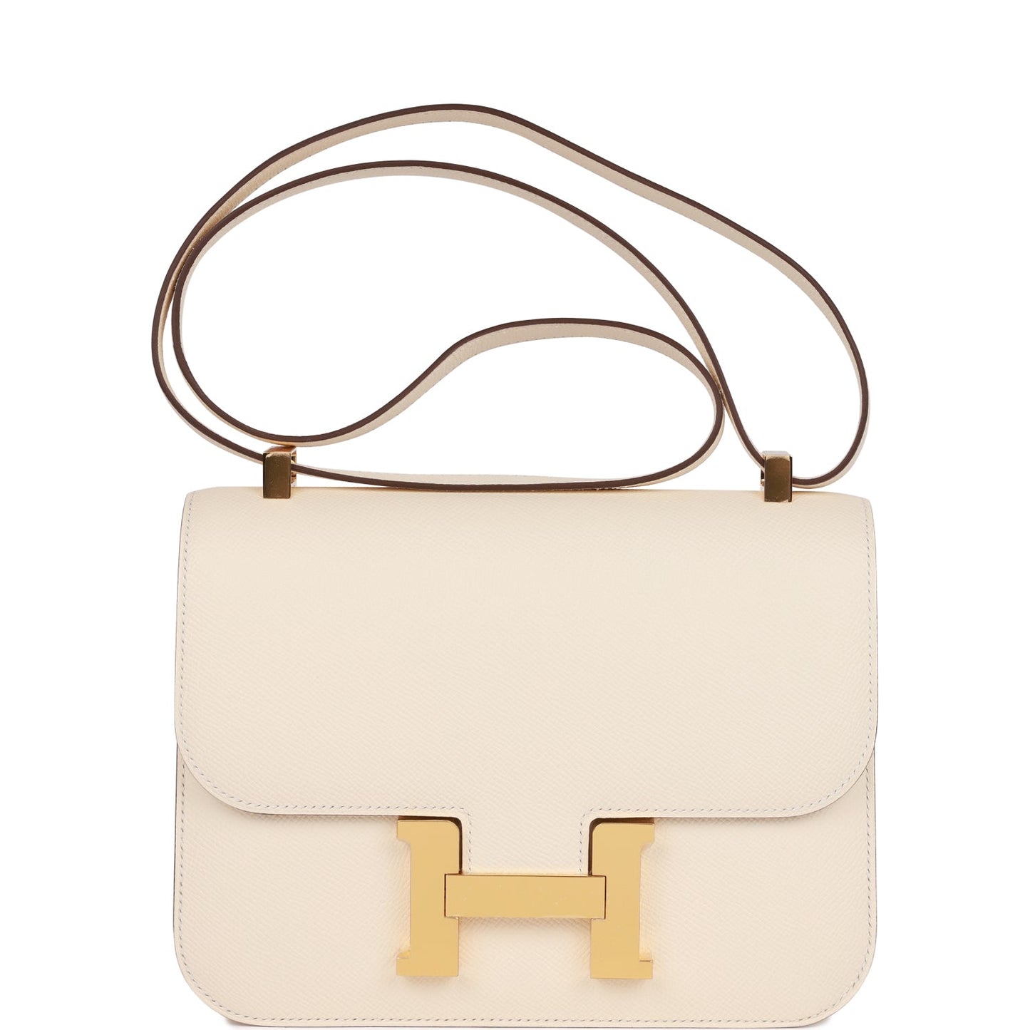 Luxury Hermes Constance 1-24 Nata Epsom Gold Hardware