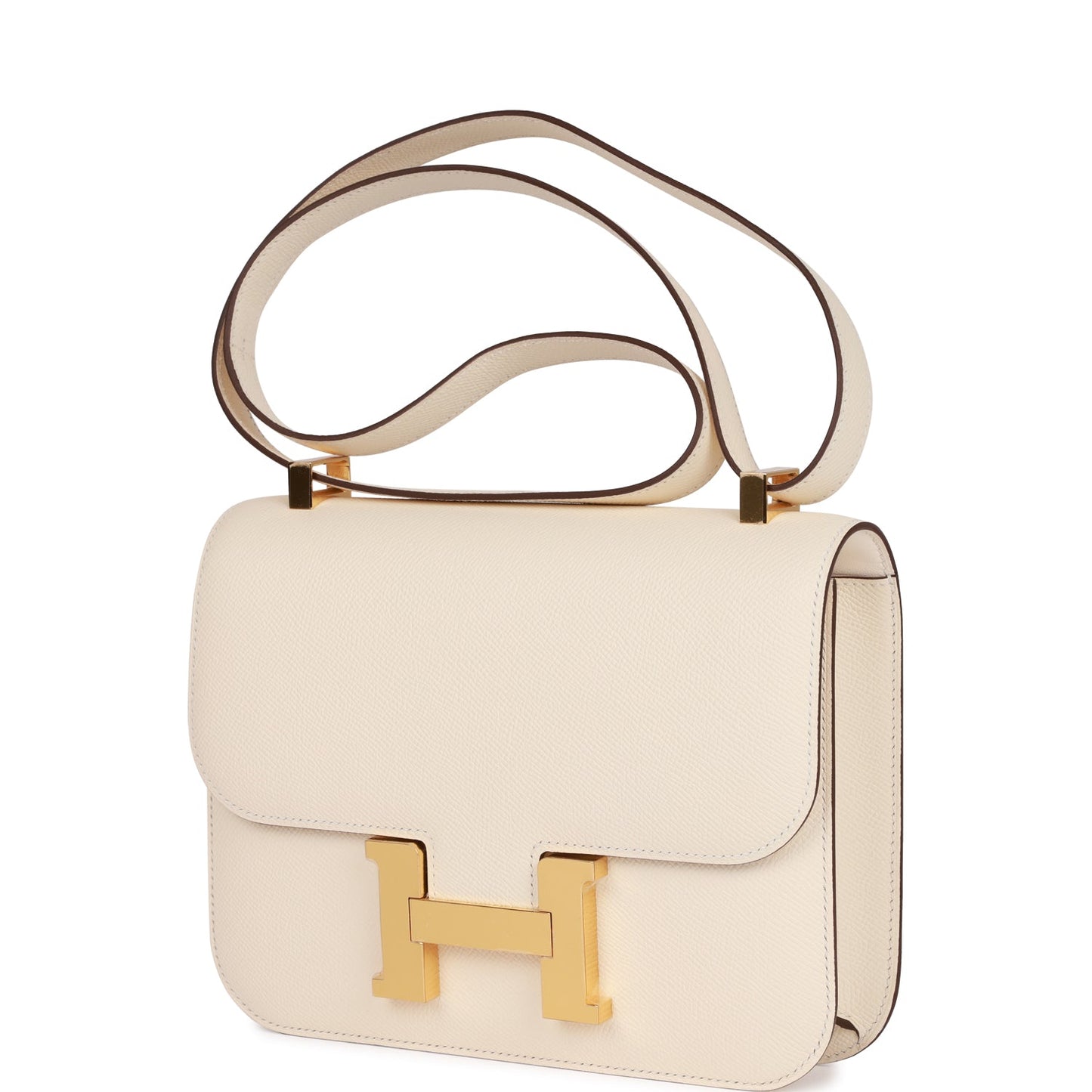 Luxury Hermes Constance 1-24 Nata Epsom Gold Hardware