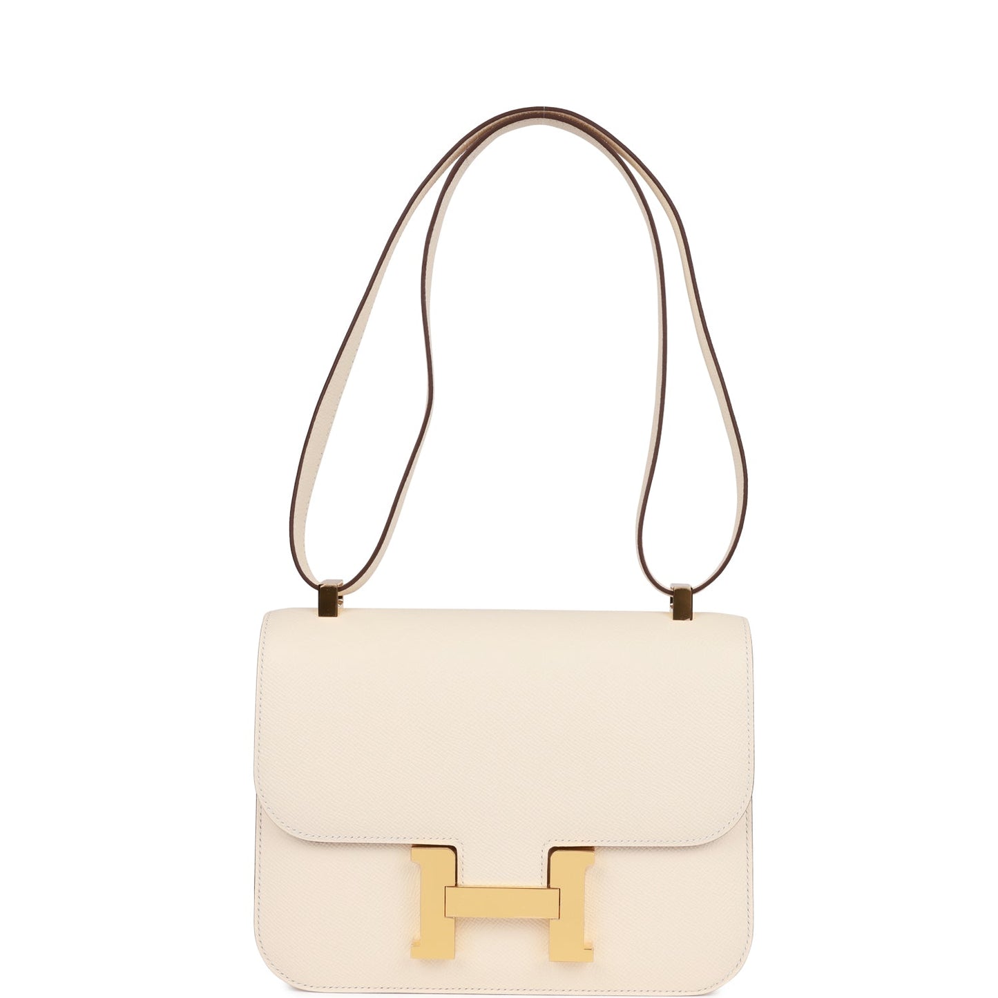 Luxury Hermes Constance 1-24 Nata Epsom Gold Hardware