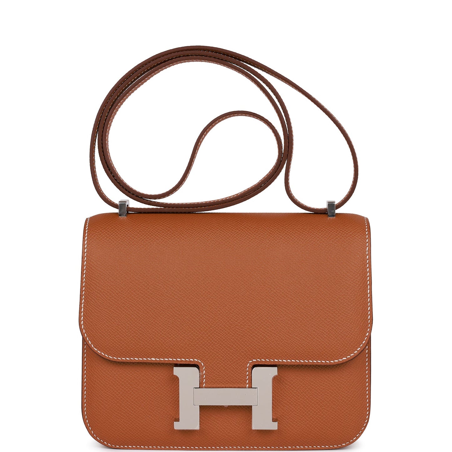 Luxury Hermes Constance 1-18 Gold Epsom Palladium Hardware