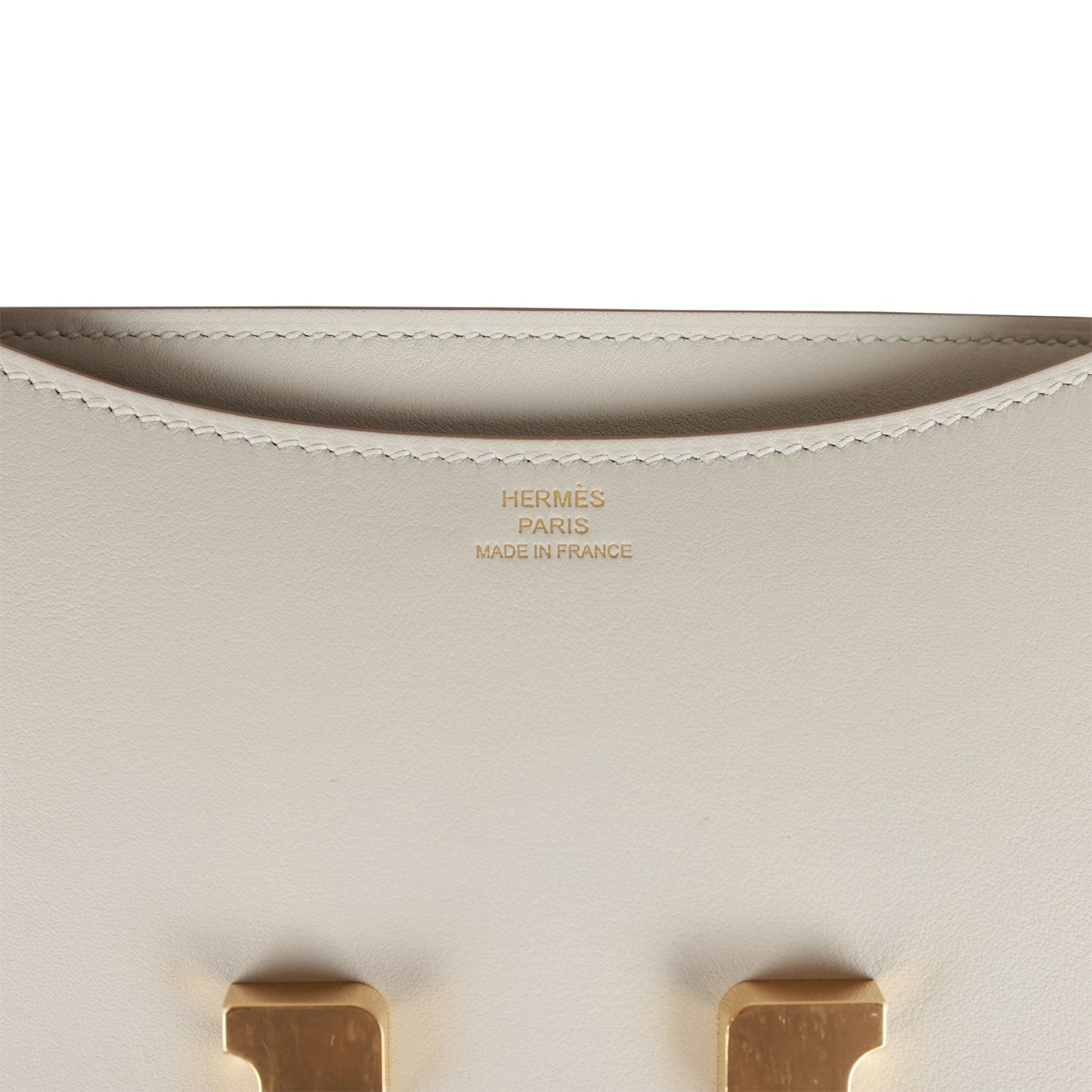 Luxury Hermes Constance 18 Gris Perle Swift Gold Hardware