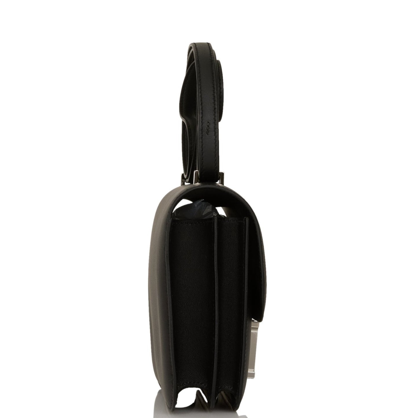 Luxury Hermes Marble Constance 18 Black Swift Palladium Hardware