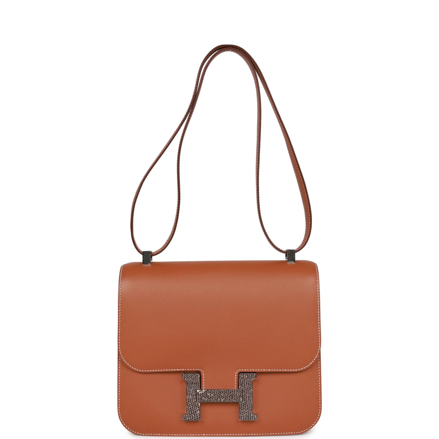 Luxury Hermes Constance 24 Gold Madame and Lizard Palladium Hardware