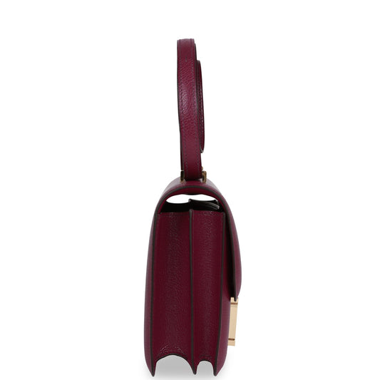 Luxury Hermes Constance 18 Anemone Chevre Chamkila Permabrass Hardware