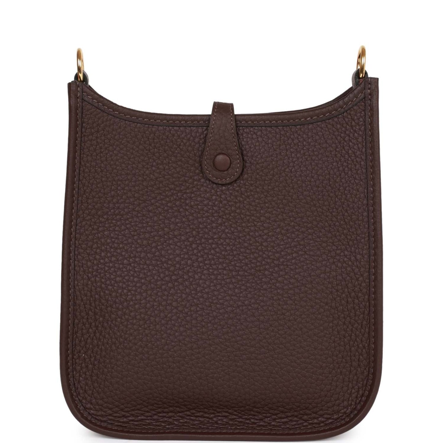 Luxury Hermes Evelyne TPM Rouge Sellier Clemence Gold Hardware