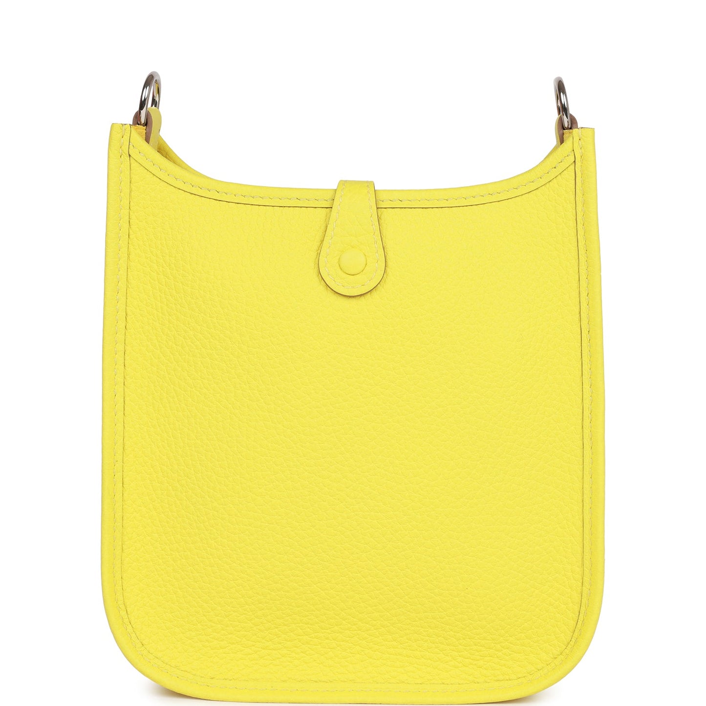Luxury Hermes Evelyne TPM Lime Clemence Palladium Hardware