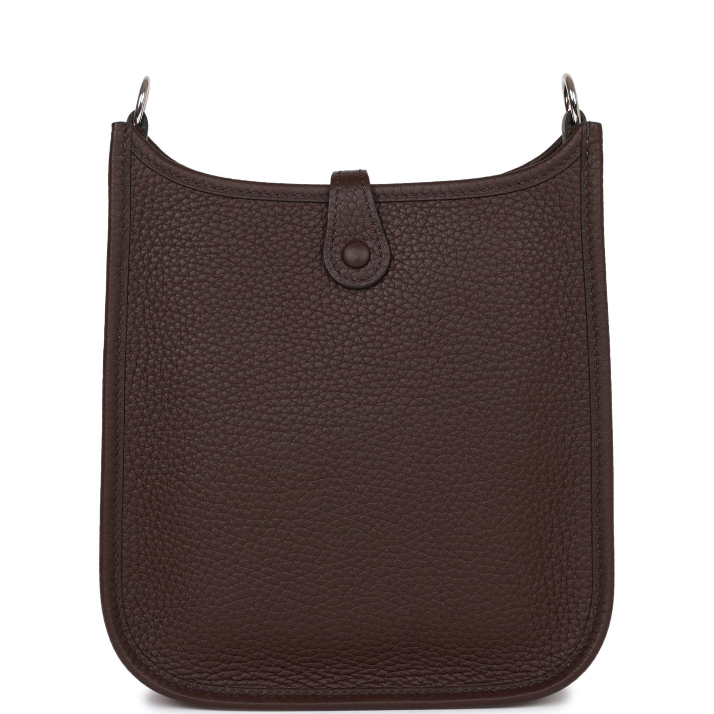Luxury Hermes Evelyne TPM Rouge Sellier Clemence Palladium Hardware