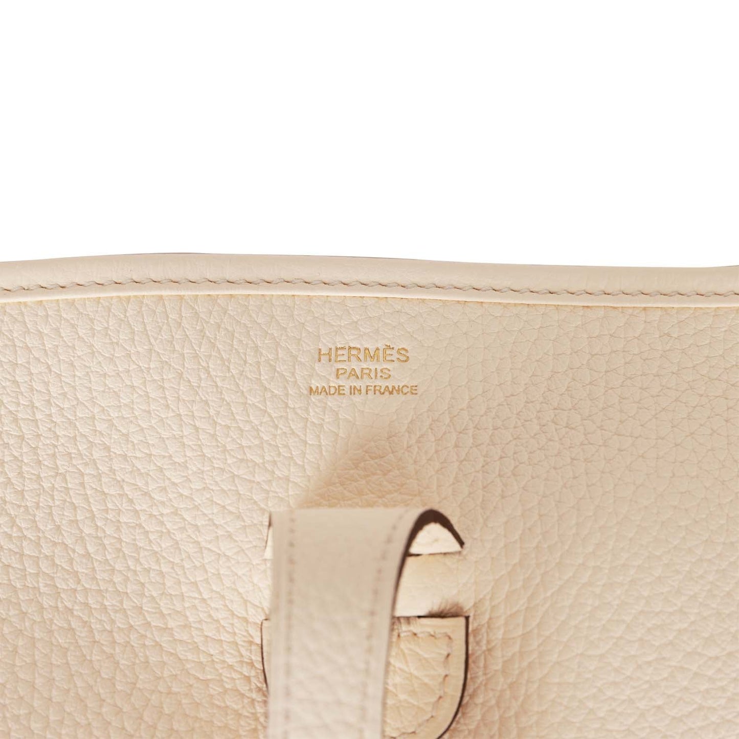 Luxury Hermes Evelyne III PM Nata Clemence Gold Hardware