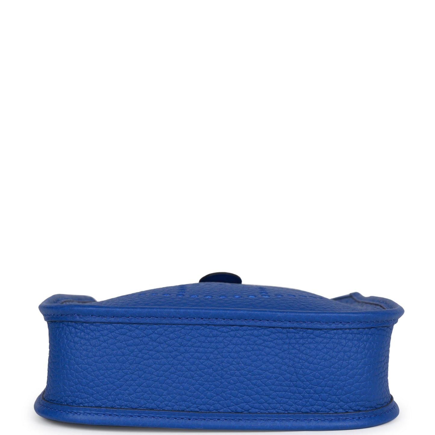 Luxury Hermes Evelyne TPM Bleu Royal Clemence Palladium Hardware