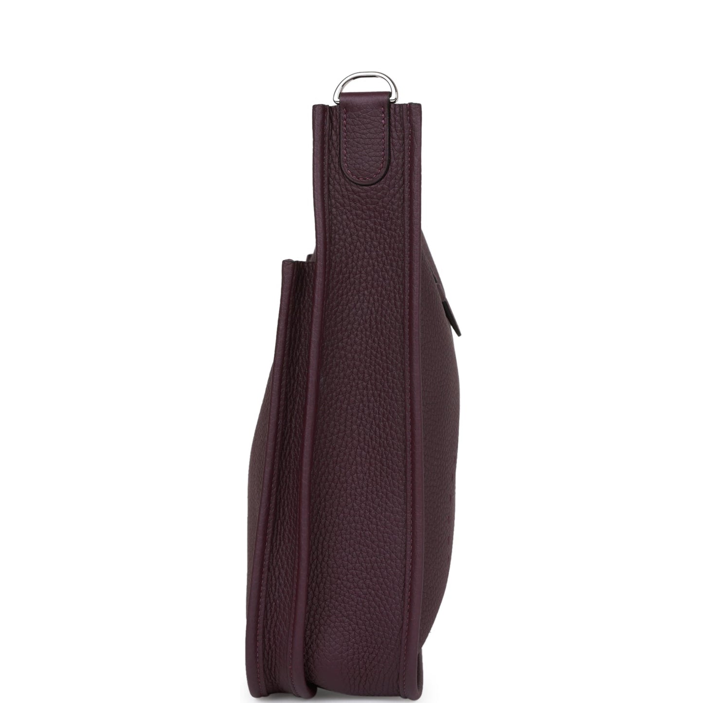 Luxury Hermes Evelyne III PM Cassis Clemence  Palladium Hardware